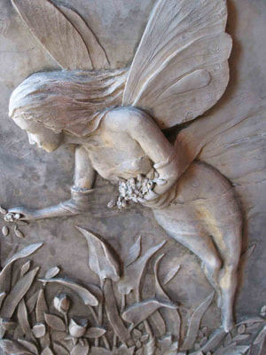 The Fairies Chamber: Contact Form fairy carving